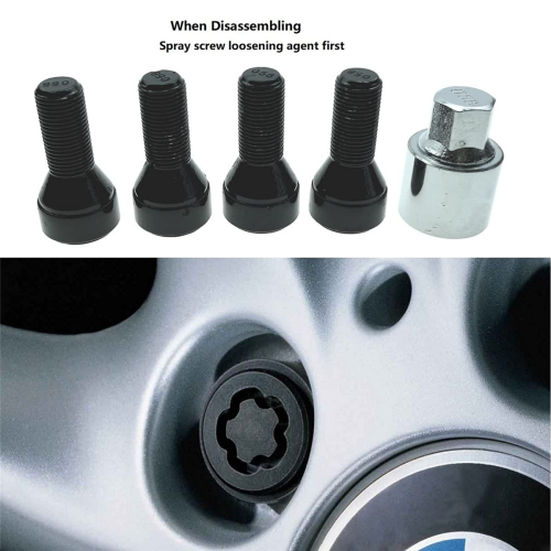 8X Anti-Theft Wheel Stud Bolt Locks 14X1.25MM for Wheel Lock Set 2