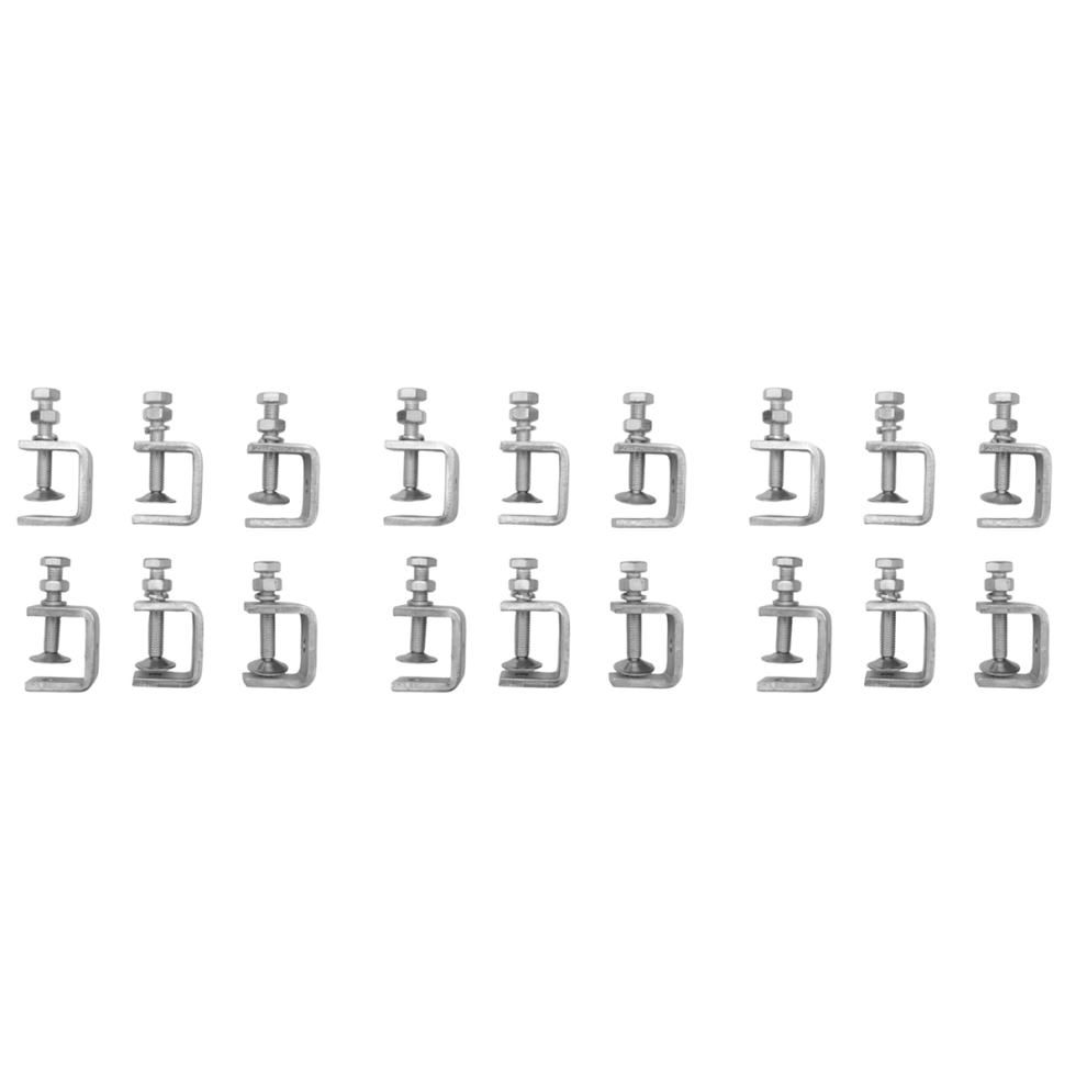6Pcs C Clamps,U Clamps For Metal Working, Small Desk Clamp 4713001681197