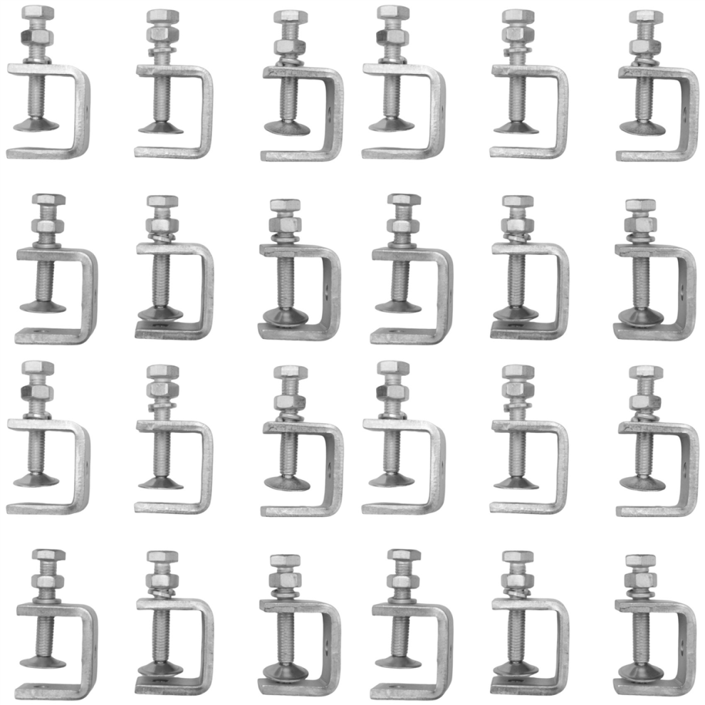 6Pcs C Clamps,U Clamps For Metal Working, Small Desk Clamp 4713001681180
