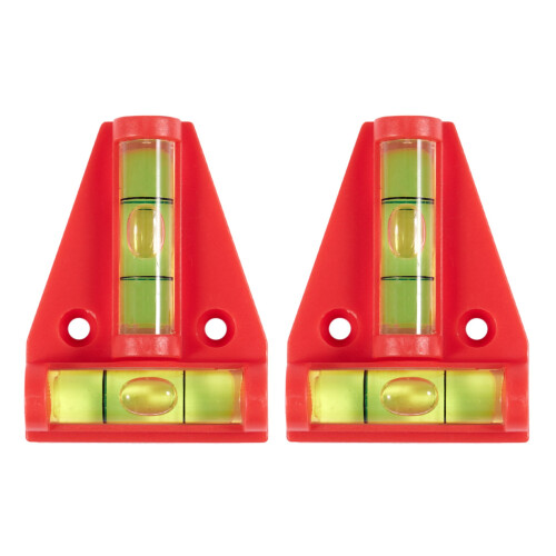 2 Way Mini Niveau Bulle Accessoire Pour Caravane Camping Car
