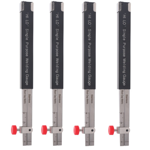 Inspection Scale Small Height Gauge Hi-Lo Internal Welding Ruler
