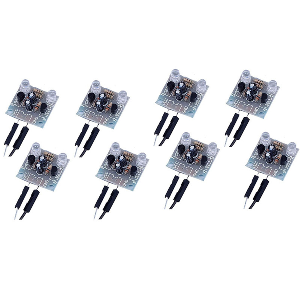 8-Piece Set 5Mm Led Flash Diy Kit Electronic Kit Pcb Circuit 4713001687557