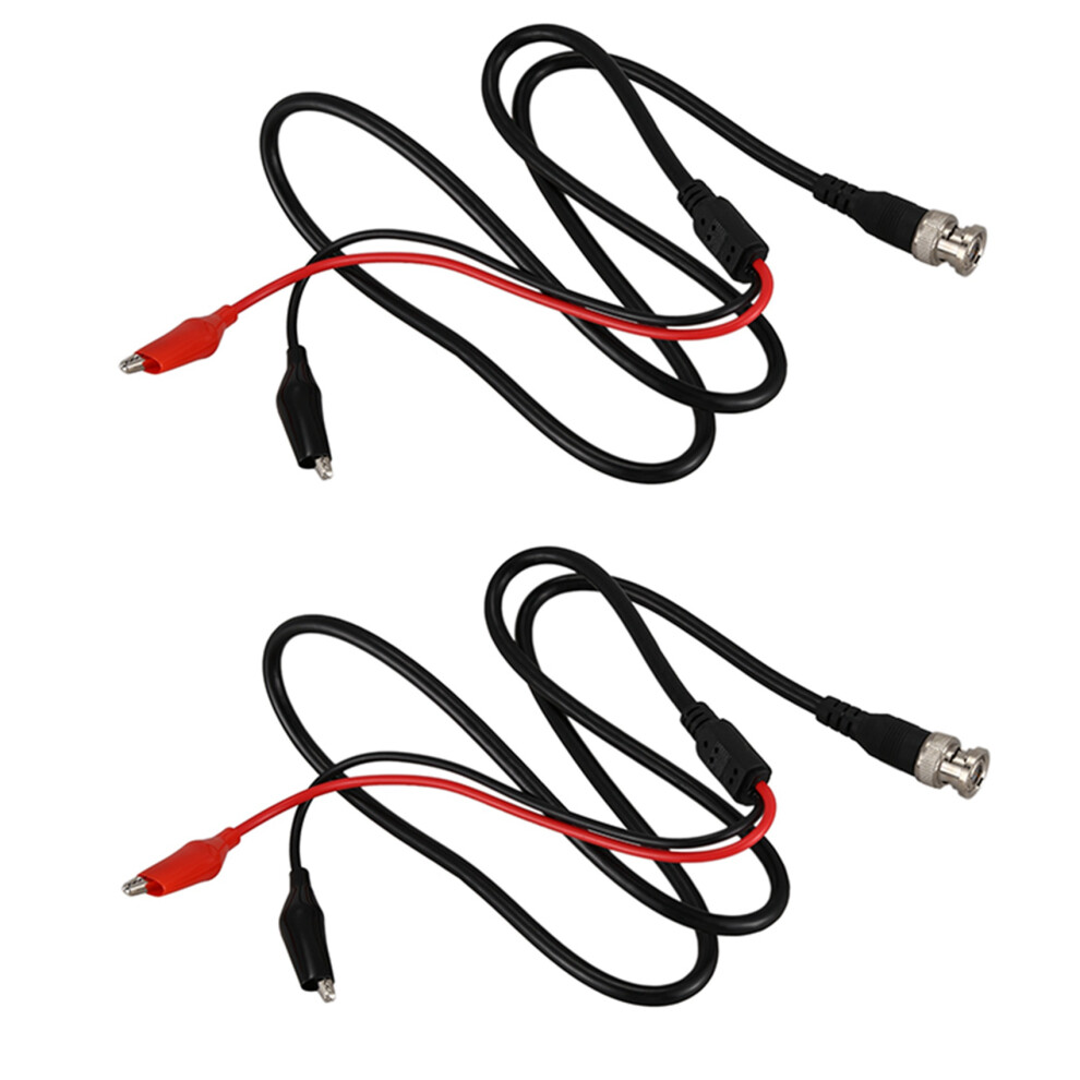 Bnc Male Double Dot Crocodile Oscilloscope Lead Test Probes Cable 1M 4713001687694
