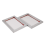 2Pcs A4 Printing Aluminum Frame Stretched 120T Silk Polyester Screen 4