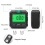 Mini Digital Protractor Inclinometer Electronic Goniometer Black 6