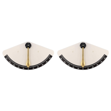 2X Inclinometer Marine Clinometer Level Angle for Ships Boats Yachts