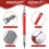 Welders Pencil with 12PCS Refills, Fabrication, Red 4