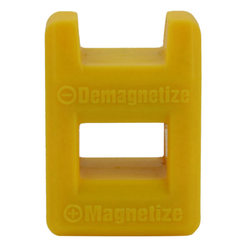 Screwdriver Magnetizer Degaussing Demagnetizer Magnetic Yellow 2