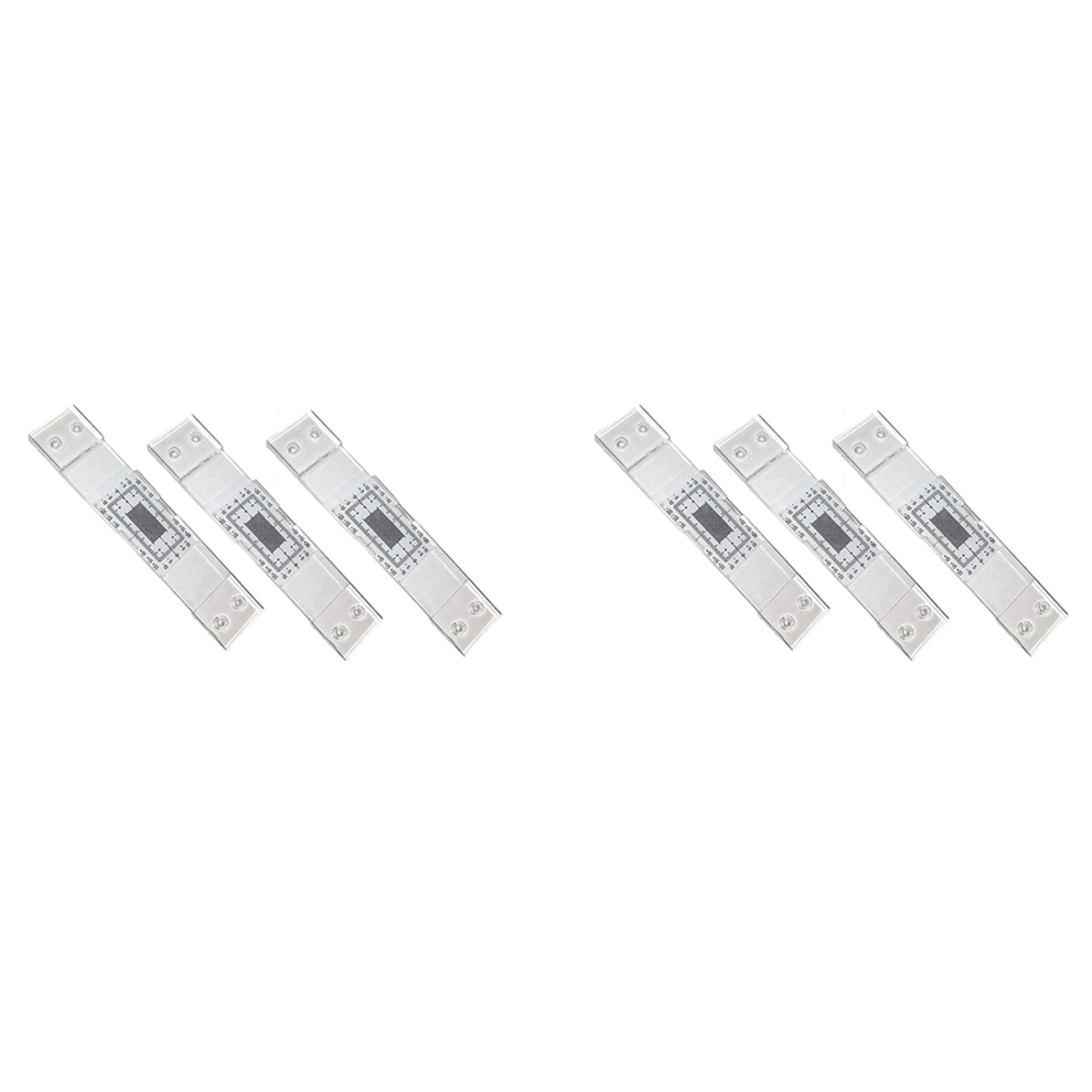 3Pcs Crack Measurement Tool, Acrylic Corner Crack Comparison Caliper 4713001686406