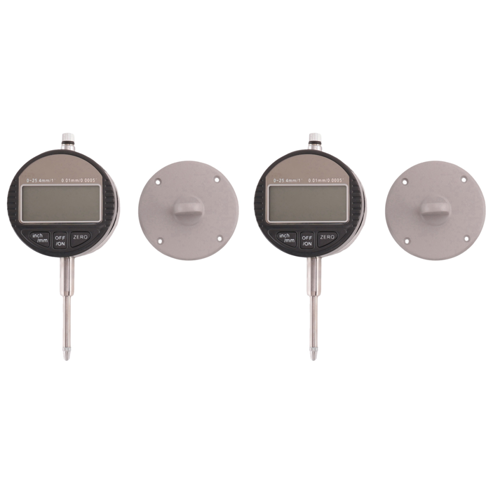 2X Digital Dial Indicator Dti 0.01Mm/.0005Inch Range Clock Gauge 4713001689469