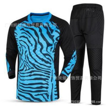 (023 Sky Blue + Pants, S) Soccer Goalkeeper Uniform Set: Men/Women/Adults/Kids, Cushioned Protection. Goalkeeper Jersey & Pants for Training & Matches