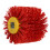 2X Red Abrasive Wire Drum Brushes Deburring Polishing Buffing Wheel 2