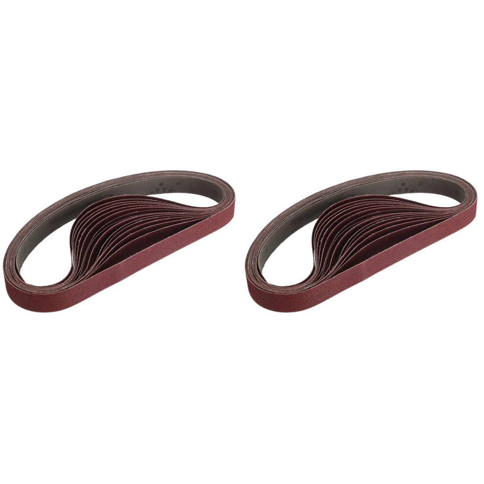 30Pcs 1X30 Inch Aluminum Oxide Sanding Belts Heavy Duty Sanding Belts 4713001603564