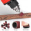 307 Pieces Drum Sander Set Sanding Band Sleeves (80 /120 /240 ) 6
