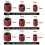 307 Pieces Drum Sander Set Sanding Band Sleeves (80 /120 /240 ) 2