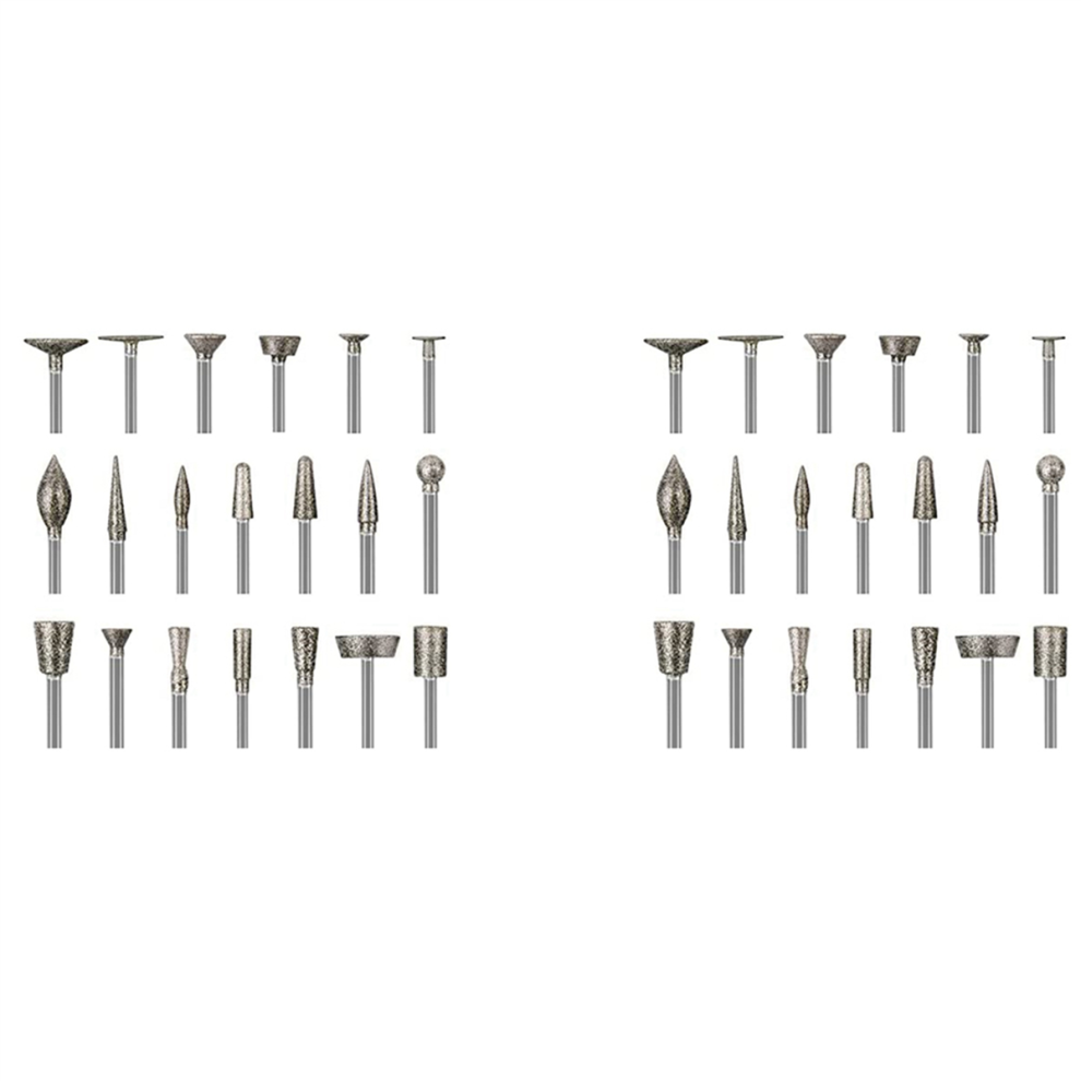 20Pcs Polishing Kits Rotary Tools With 1/8 Inch Shank For Carving 4713001603182
