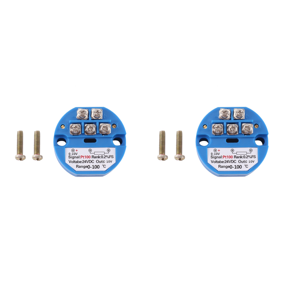 PT100 Type to 0-10V 0-100 Degree RTD DC24V Temperature Transmitter