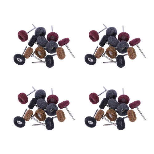 12 pcs Polishing Sanding Polish Wheel Buffer Abrasive Brush Head