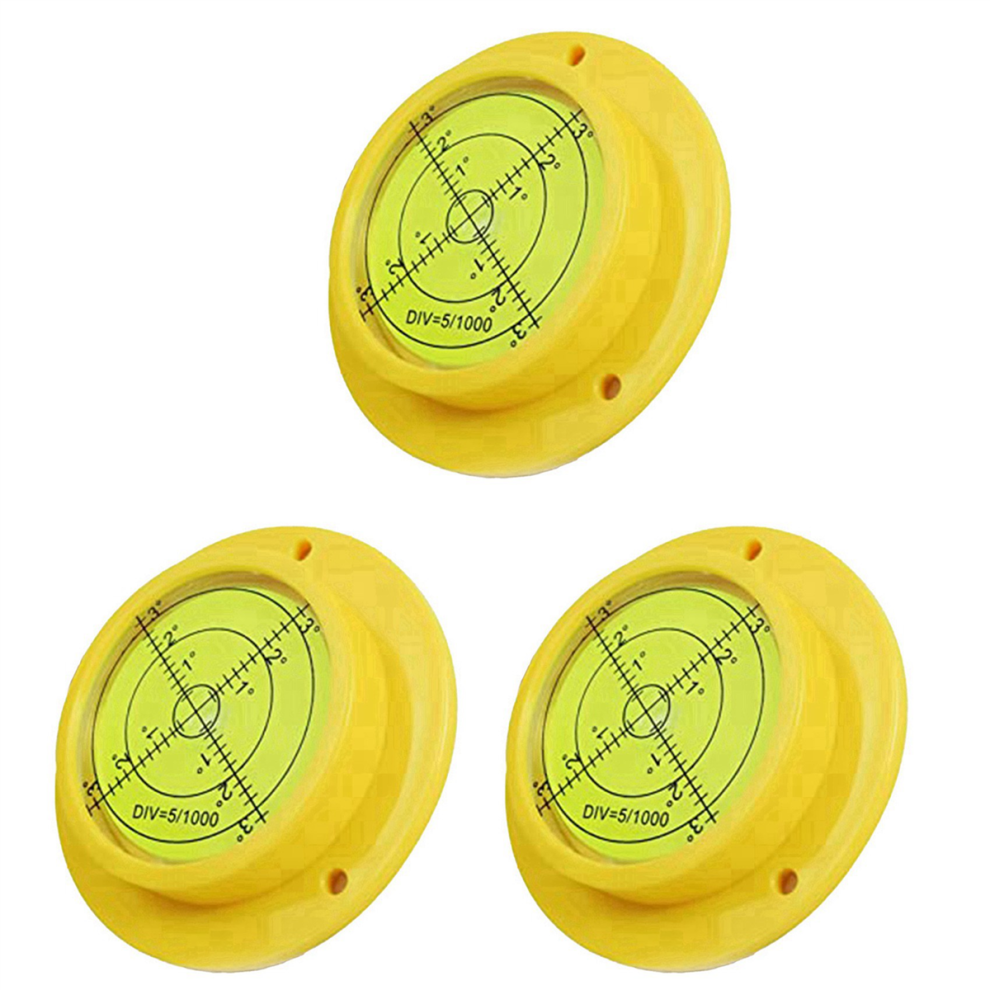 Round Bubble Level, 90X17mm High Precision Circular Spirit Level 4713001688912