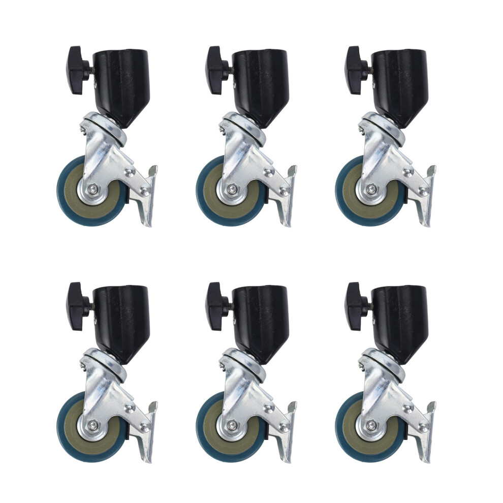 3Pcs 22Mm Universal Caster Tripod Pulley For Light Stands/Studio Boom 4713231966101
