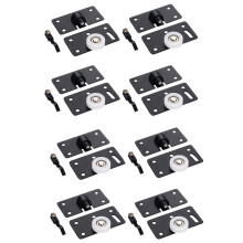 4Pcs/Set Iron Wardrobe Cabinet Wheel Cabinet Sliding Door Roller Set