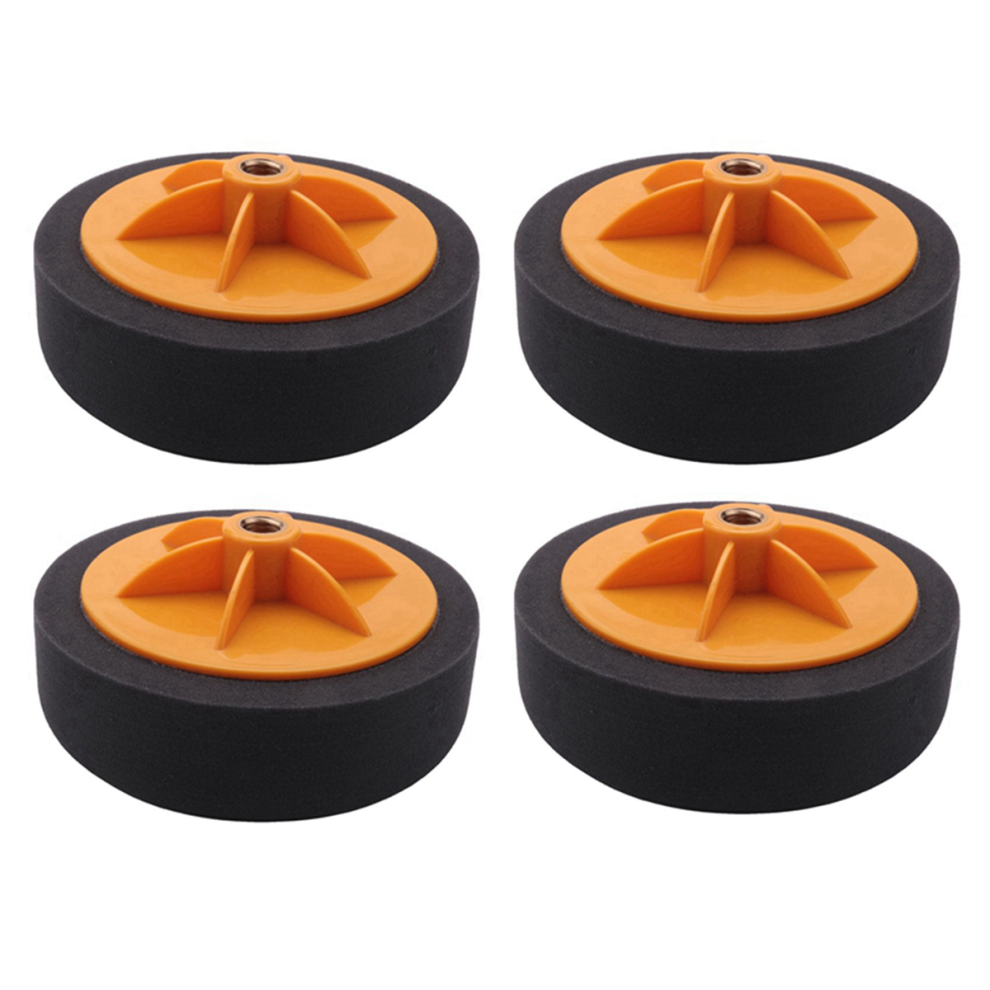 6 Inch/15Cm Car Polishing Waxing Pad Sponge M14 Wheel Tool Black 4713231959585
