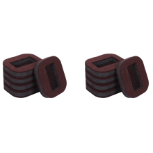 Furniture Wheel Stopper for All Kinds of Furniture on Wheels (Brown)