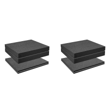 Grid Foam Cube-Foam, 2 Pieces 400x300x50mm/2 Pieces 400x300x10mm