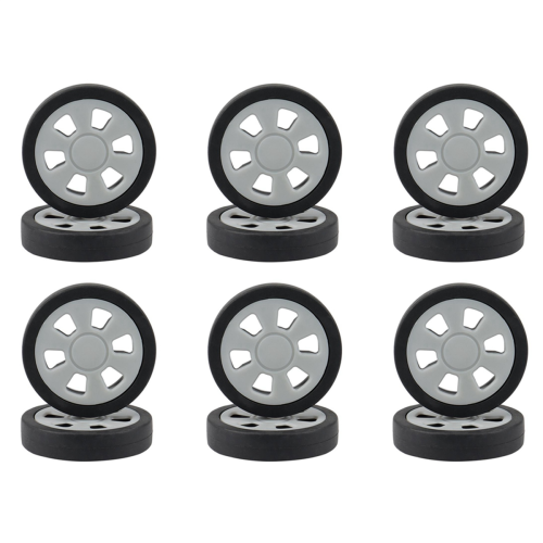 2X Luggage Accessories Wheels 50X12Mm