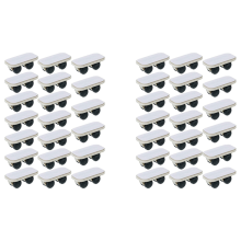 20 Pieces Self Adhesive Wheels Caster Cart on Wheels Boxes Caster