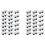 20 Pieces Self Adhesive Wheels Caster Cart on Wheels Boxes Caster 1