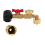 QCC1 Propane Refill Elbow Adapter with Propane Tank Gauge 2