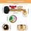 QCC1 Propane Refill Elbow Adapter with Propane Tank Gauge 4