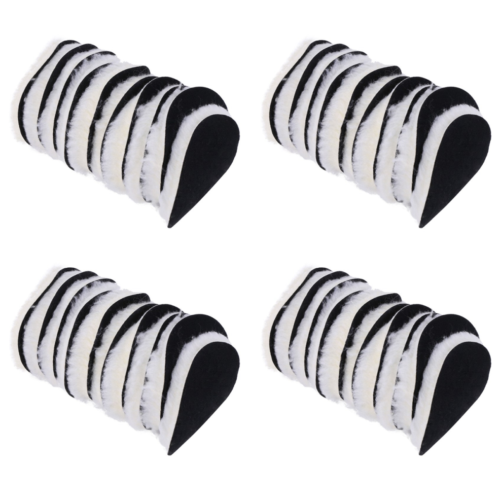 10 Pcs 125 Mm Car Polish Waxing Pads Paint Care Wool Polishing Pad 4713231959486