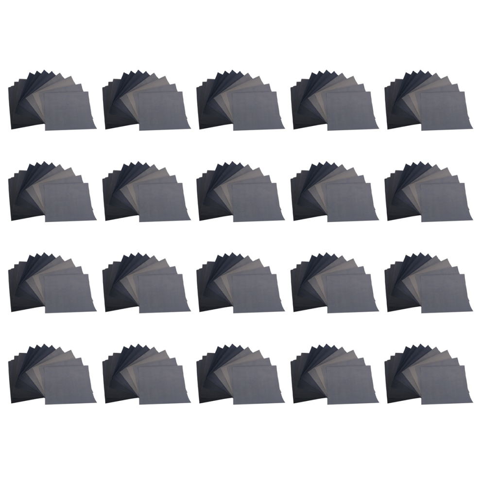 Grit 1500 2000 2500 3000 5000 7000 Abrasive Sandpaper - Pack Of 12 4713231958151