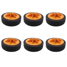 6 Inch/15Cm Car Polishing Waxing Pad Sponge M14 Wheel Tool Black