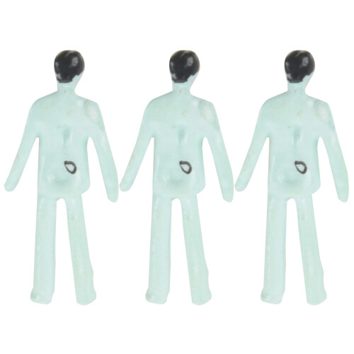 1:100 Mix Painted Model Train Park Street Passenger People Figures