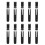 1 pcs Black Aluminum alloy Chalk Keeper Holder (Black) 1