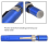 1 pcs Black Aluminum alloy Chalk Keeper Holder (blue) 7