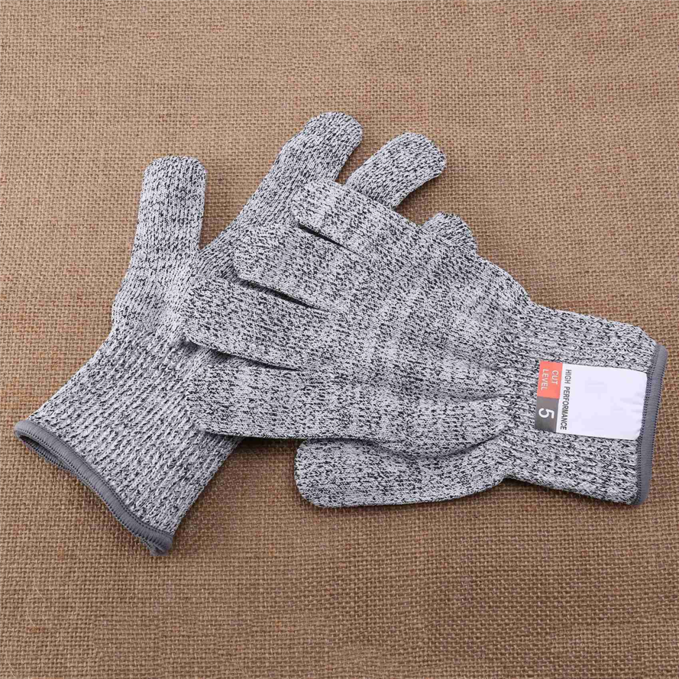 2 Pairs Cut Gloves Food Grade Level 5 ,For Oyster (Medium) 4713001691929
