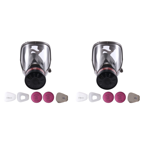 Full Mask Masks Nuclear & Chemical with 40mm Activated Carbon Filter 1