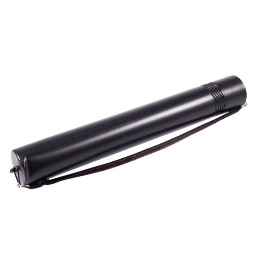 Black Plastic Drawing Picture Storage Tube Poster Scroll Holder 1