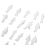 100pcs HO Scale 1:100 White Model People Unpainted Train Figures 4