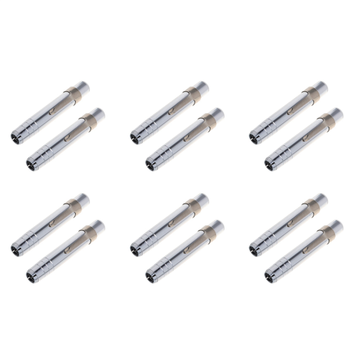 2 PCS Silver Aluminum alloy Chalk Keeper Holder