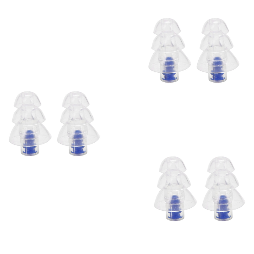 27Db Silicone Earplugs Noise Reduction Reusable Care For Dj(Blue) 4713231967030