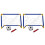Folding Mini Football Soccer Goal Post Net Set with Pump Gift Plastic 1