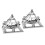3D Metal Model Kit Viking Ship Assembly Model DIY 3D Cut Model 1