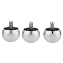 Tippe Top Metal Flip over Top Stainless Steel Top , Silver