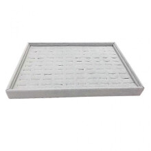 Rings Display Organizer Insert Storage Tray for Bracelets & Rings--Gray