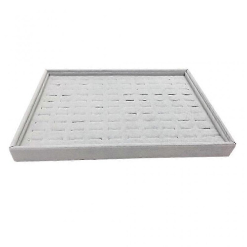 Rings Display Organizer Insert Storage Tray for Bracelets & Rings--Gray